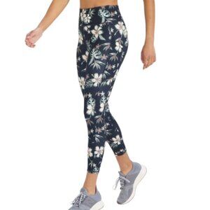 Vuori Stride Maui Ink High Rise Navy Leggings Multiple Pockets Athleisure - XS